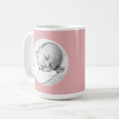 Geburtsankündigung eines Kindes Kaffeetasse (Vorderseite Links)