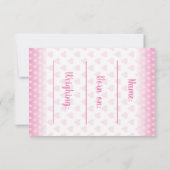 Geburtsankündigung "Es ist ein Mädchen" Ankündigung (Rückseite)