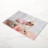 Geburtsankündigung Folieneinladung (Gedreht)