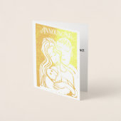 Geburtsankündigung Folienkarte (Vorderseite)