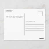 Geburtsankündigung Foto Collage|Vier Fotos Postc Postkarte (Rückseite)