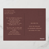 Geburtsankündigung Foto Postkarte | Happy Soul (Rückseite)