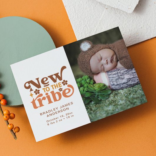 Geburtsankündigung Foto Postkarte neu für den Stam