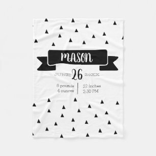 Geburtsankündigung für Babytuch-Babytuch Fleecedecke