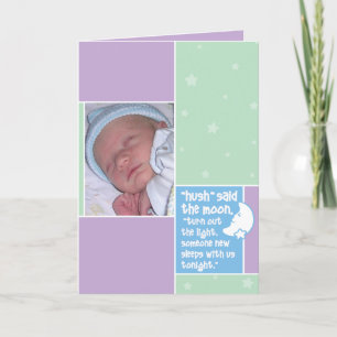 Geburtsankündigung: Hush Said Ankündigung