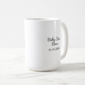 Geburtsankündigung Kaffeetasse (VorderseiteRechts)