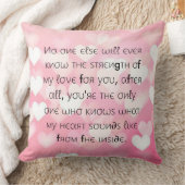 Geburtsankündigung Kissen (Decke)