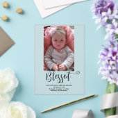 Geburtsankündigung Mattierte Akrylkarte Acryleinladungen (In Situ (Hochzeit))