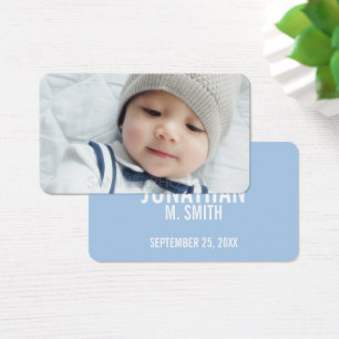 Geburtsankündigung mit dem Custom Newborn Baby Fot