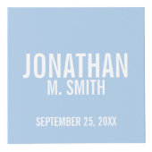 Geburtsankündigung mit dem Custom Newborn Baby Fot Würfel (Rechts)