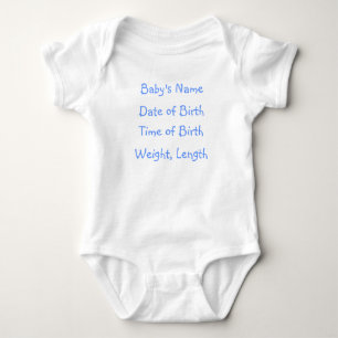Geburtsankündigung Onsie! Baby Strampler