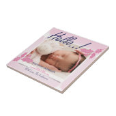 Geburtsankündigung personalisieren fliese (Seite)