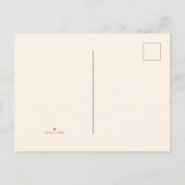 Geburtsankündigung Postkarte (Rückseite)