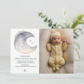 Geburtsankündigung über die Wasserfarbkarte des Mo Ankündigung (Stehend Vorderseite)