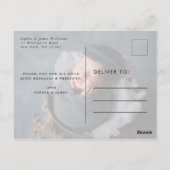 Geburtsankündigung & Vielen Dank Postcard Postkarte (Rückseite)