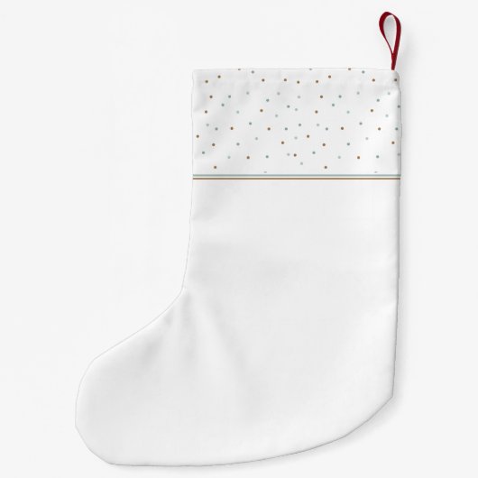 Geburtsankündigung von Baby Boy Kleiner Weihnachtsstrumpf (Rückseite)