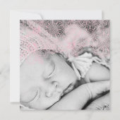 Geburtsankündigung von Fotos - Mädchen Ankündigung (Vorderseite)