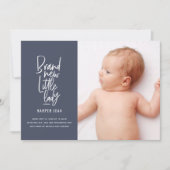Geburtsankündigung von Handgeborenen Ankündigung (Vorderseite)