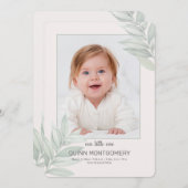 Geburtsankündigung von NatureLAX-Foto Ankündigung (Vorne/Hinten)