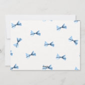 Geburtsankündigung Weihnachten Baby Junge (Rückseite)