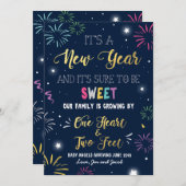 Geburtsankündigungskarte 2018 feiertagskarte (Vorne/Hinten)