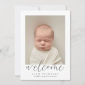 Geburtsankündigungskarte Einladung (Vorderseite)