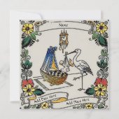 Geburtsanzeige Karte (Vorderseite)