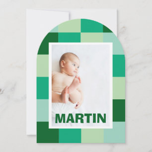 Geburtsanzeige Martin Einladung