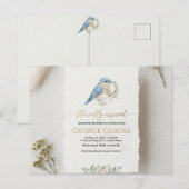 Geburtsanzeige Postkarte (Vorne/Hinten)