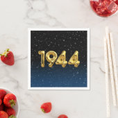 Geburtsballons 1944 in Sternen Serviette (Beispiel)