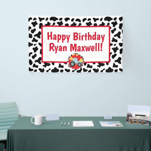 Geburtsbanner, Traktor, Land Banner (Messeveranstaltung)