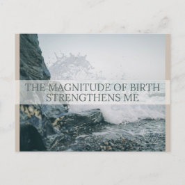 Geburtsbestätigungskarte Feiertagspostkarte