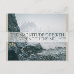 Geburtsbestätigungskarte Feiertagspostkarte