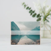 Geburtsbestätigungskarte Feiertagspostkarte (Stehend Vorderseite)