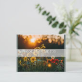 Geburtsbestätigungskarte Feiertagspostkarte (Stehend Vorderseite)