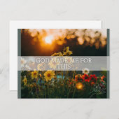 Geburtsbestätigungskarte Feiertagspostkarte (Vorne/Hinten)