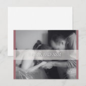 Geburtsbestätigungskarte Feiertagspostkarte (Vorne/Hinten)