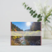 Geburtsbestätigungskarte Feiertagspostkarte (Stehend Vorderseite)