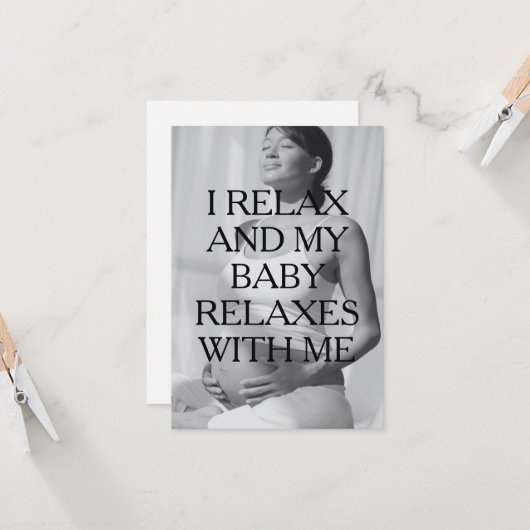 Geburtsbestätigungskarten (Vorderseite/Rückseite Beispiel)