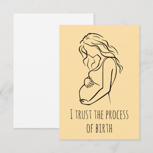 Geburtsbestätigungskarten (Vorne/Hinten)