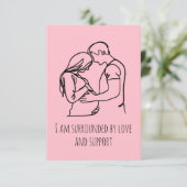 Geburtsbestätigungskarten (Stehend Vorderseite)