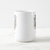 Geburtsblumen-Kaffeetasse, individuelle Blumeninit Kaffeetasse (Mittel)