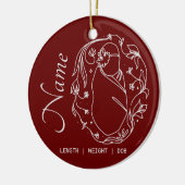 Geburtsdaten Custom Ornament (Links)