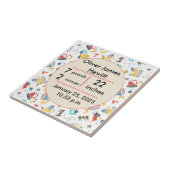 Geburtsdaten für die benutzerdefinierte Konstrukti Fliese (Seite)