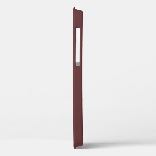 Geburtsdatum der Erinnerung Fotovorlage Burgundy R Case-Mate iPhone Hülle (Rückseite / Links)