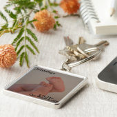 Geburtsdatum des Babys Upload-Foto Schlüsselanhänger (Seite)