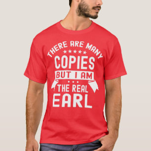 Geburtsdatum EARL Name Personalisiert Vorname Birt T-Shirt