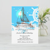 Geburtsdatum Einladung (Stehend Vorderseite)