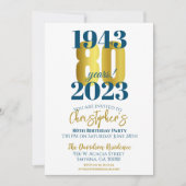 Geburtsdatum Einladung (Vorderseite)