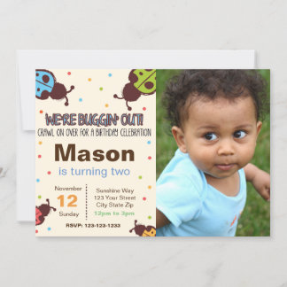 Geburtsdatum Einladung mit Foto